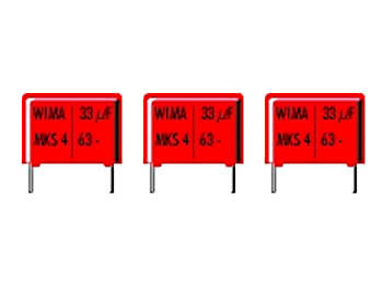 MKS4 polyester kondensator - 100nF (0,1uF) 250V 10mm