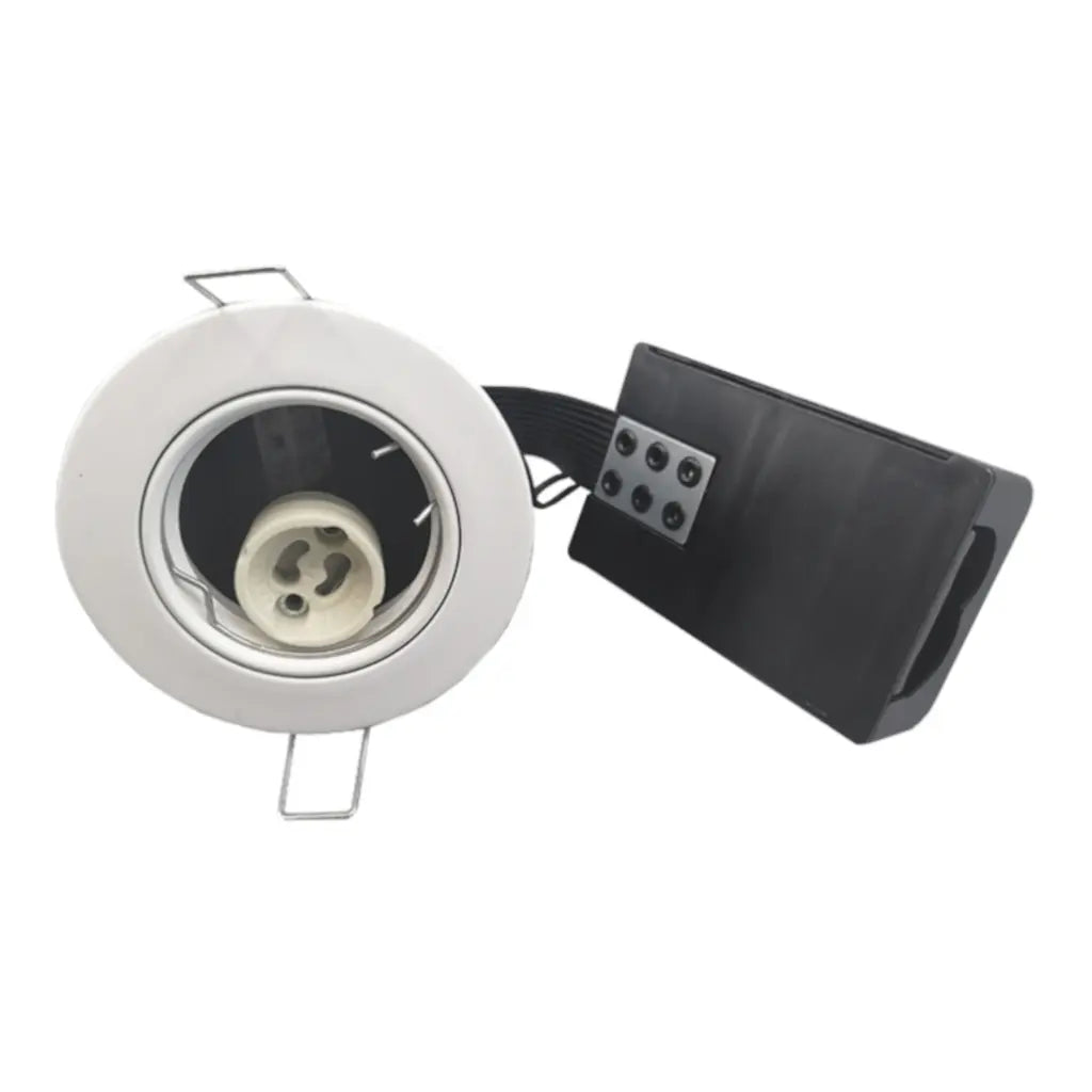 Indbygningsspot 230V GU10 max 7W Led -mat hvid