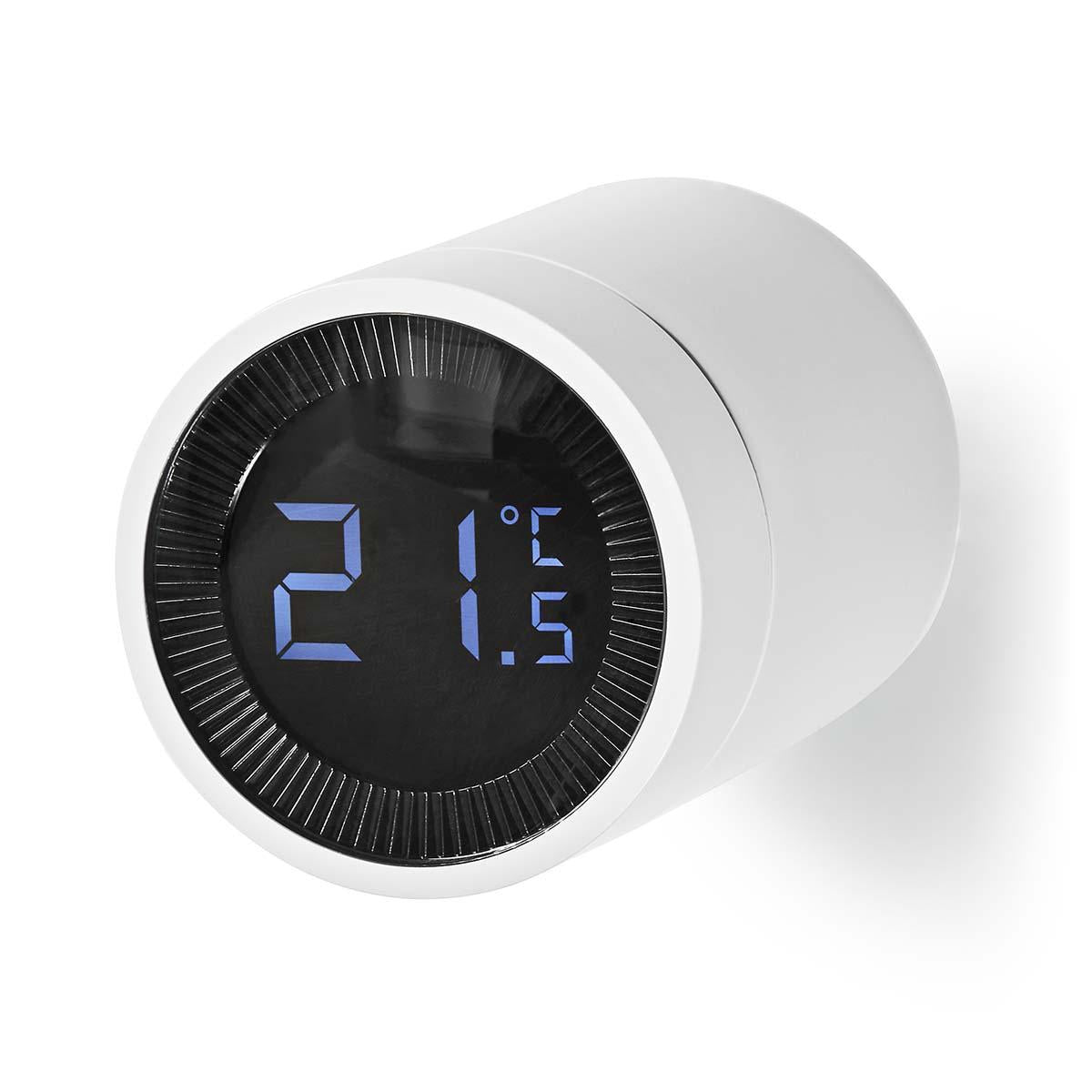 ZigBee Trådløs radiatortermostat - LCD, Hvid