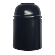 Normalfatning E27, 10 mm, sort