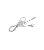 100 cm kabel til almindelig stikkontakt - Med kontakt og stik, passer til V-Tac kompakt armaturer