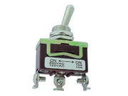 MAXI vippekontakt - 1P ON-ON 10A/250V, M3 skruer