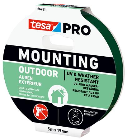 MONTERINGSTAPE PRO 66751 UV 5MX19MM