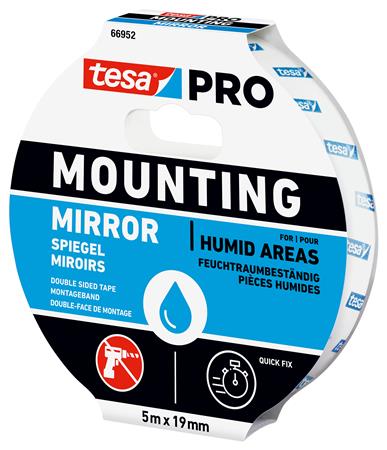 MONTERINGSTAPE PRO 66952 SPEJL 5MX19MM