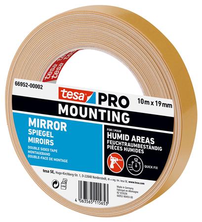 MONTERINGSTAPE PRO 66952 SPEJL 10MX19MM