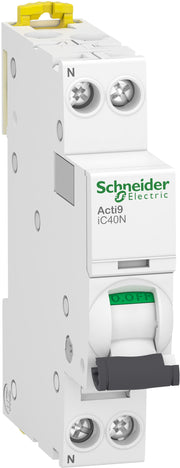 Automatsikring iC40N C 1P+N, 4A, 6/10kA, 1M