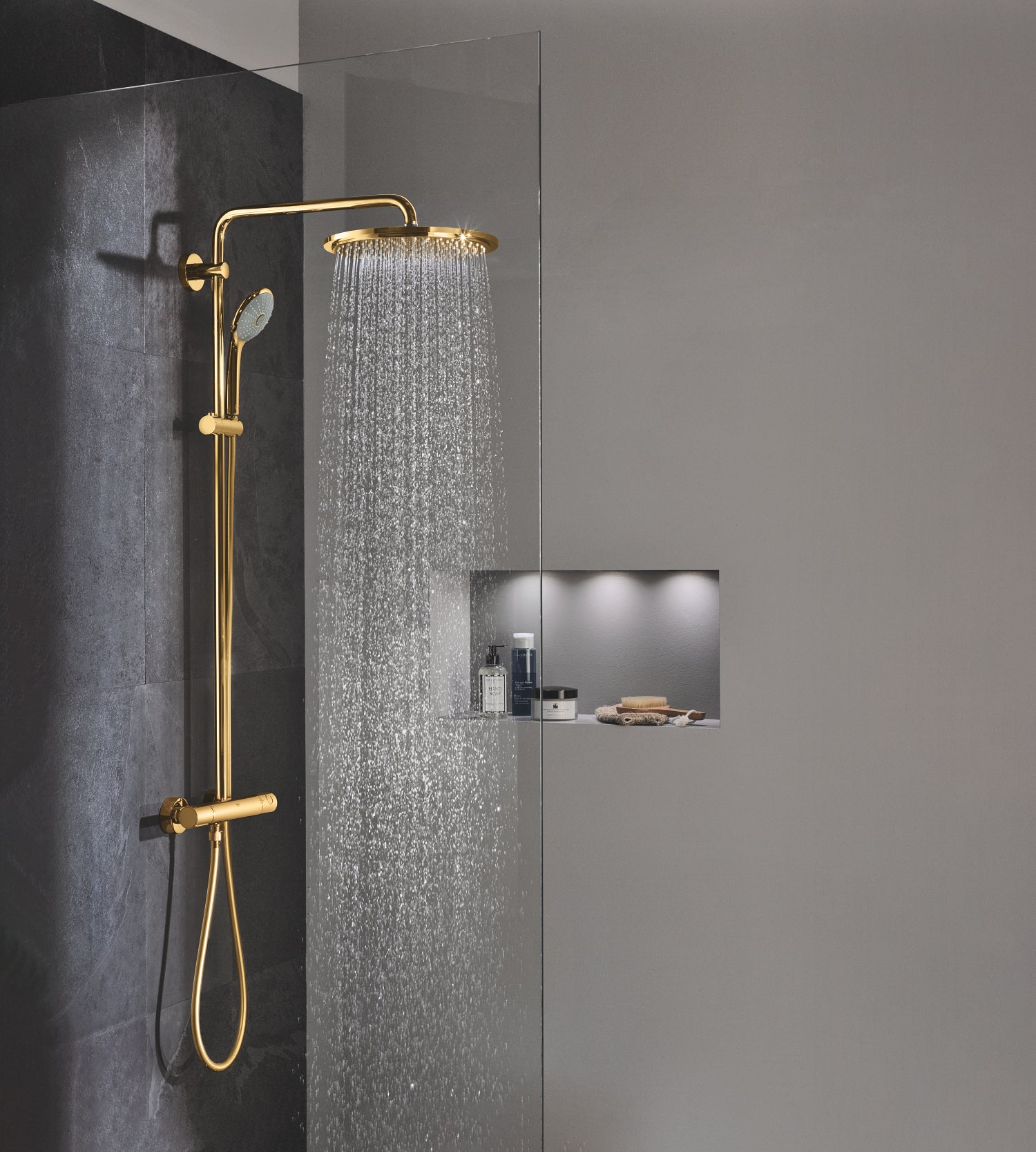 Grohe Euphoria 310 BruseSystem med termostat til vægmontering