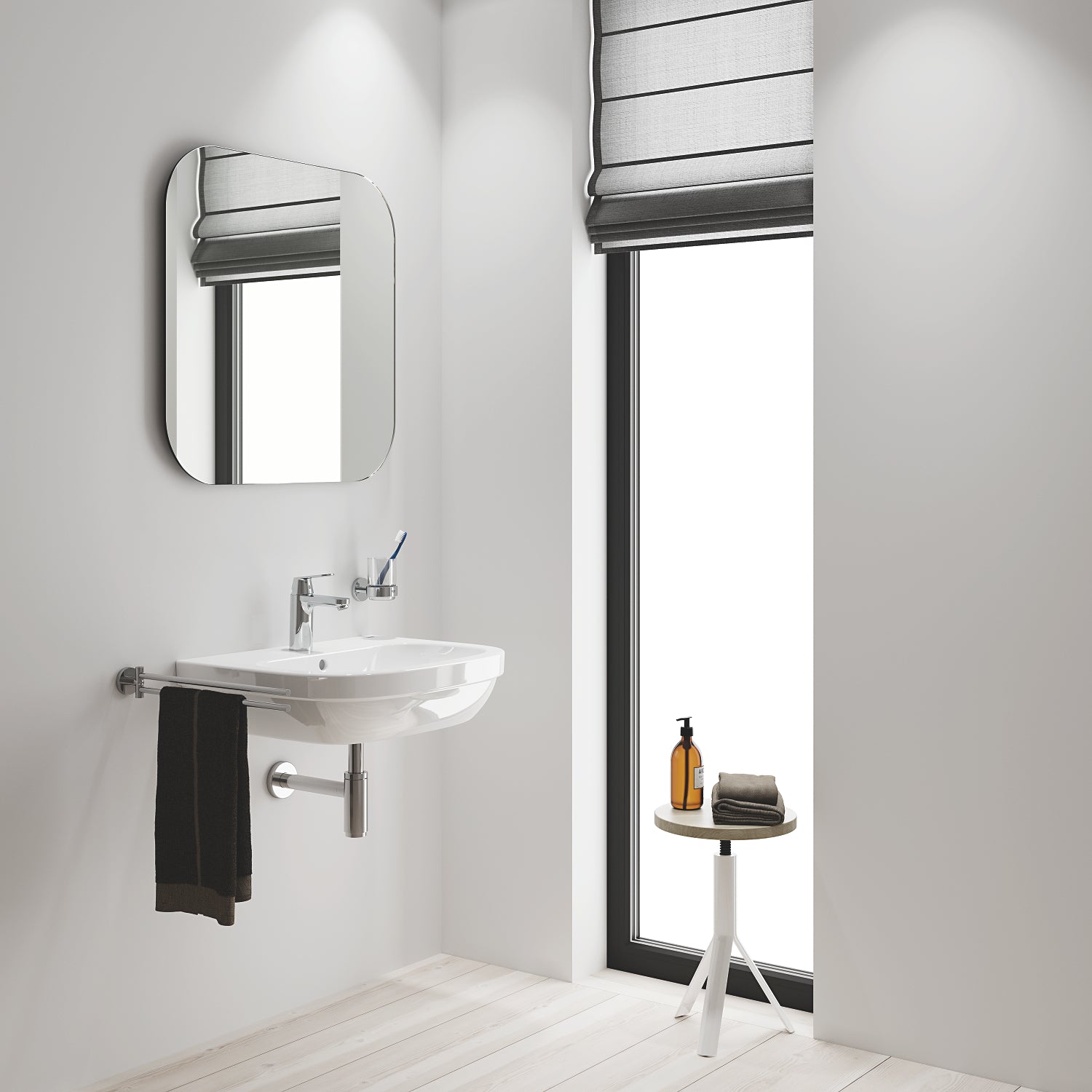 Grohe Eurosmart Cosmopolitan etgrebsbatteri til håndvask ethuls