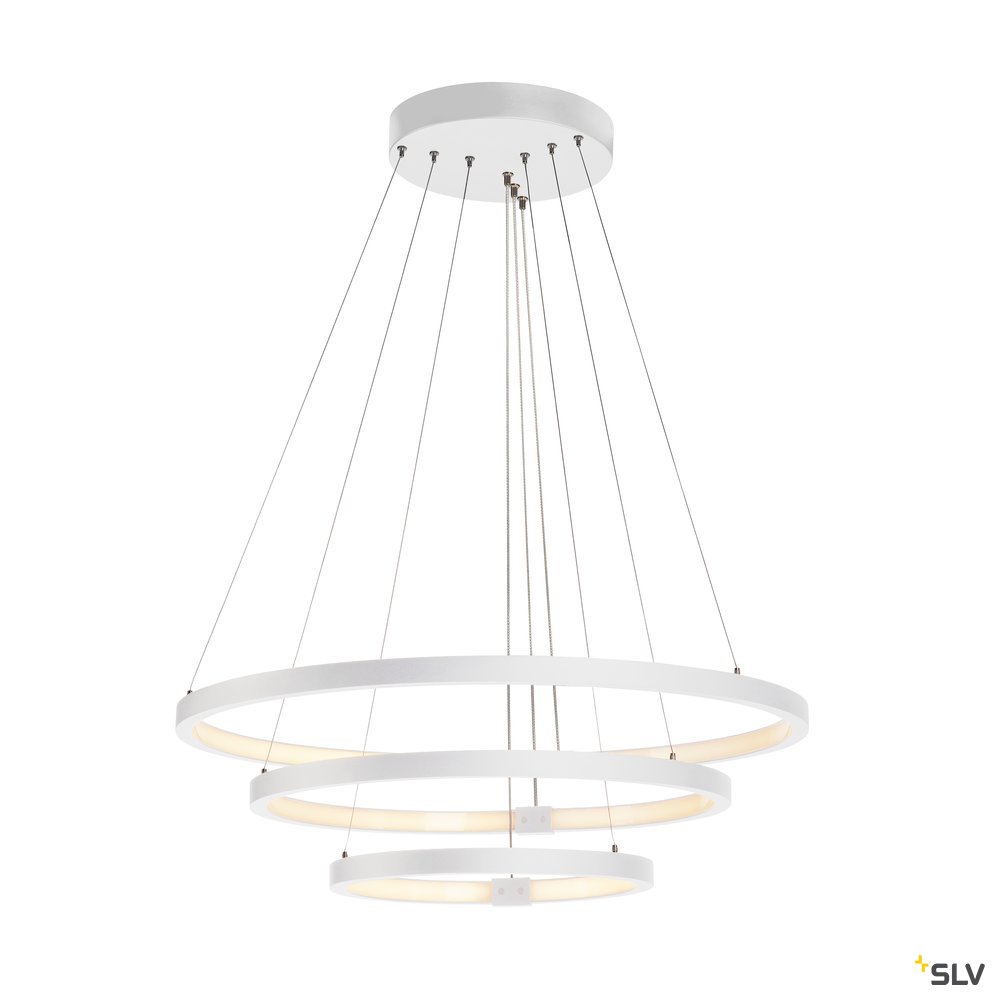 ONE TRIPLE DALI pendel, indendørs LED, hvid