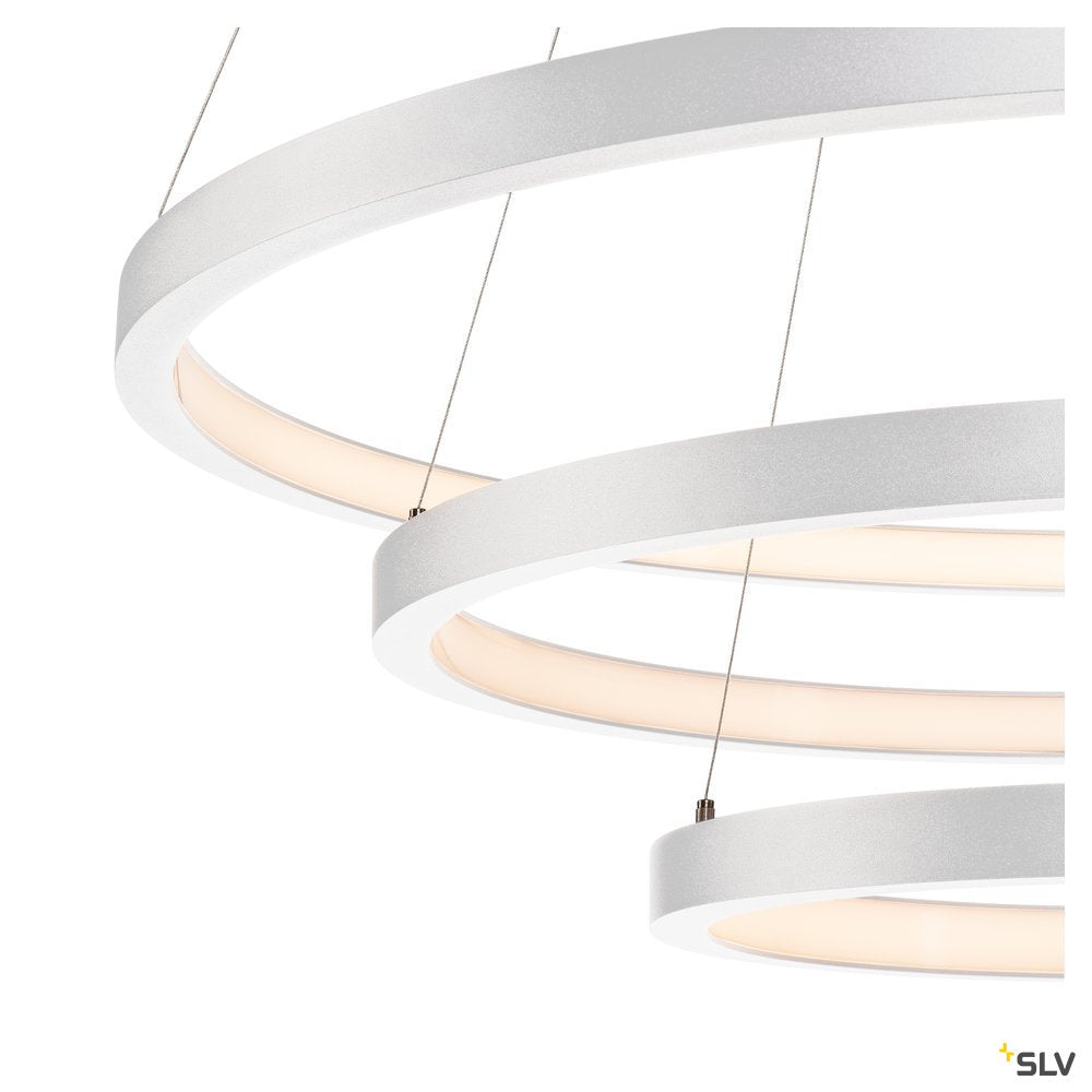 ONE TRIPLE DALI pendel, indendørs LED, hvid