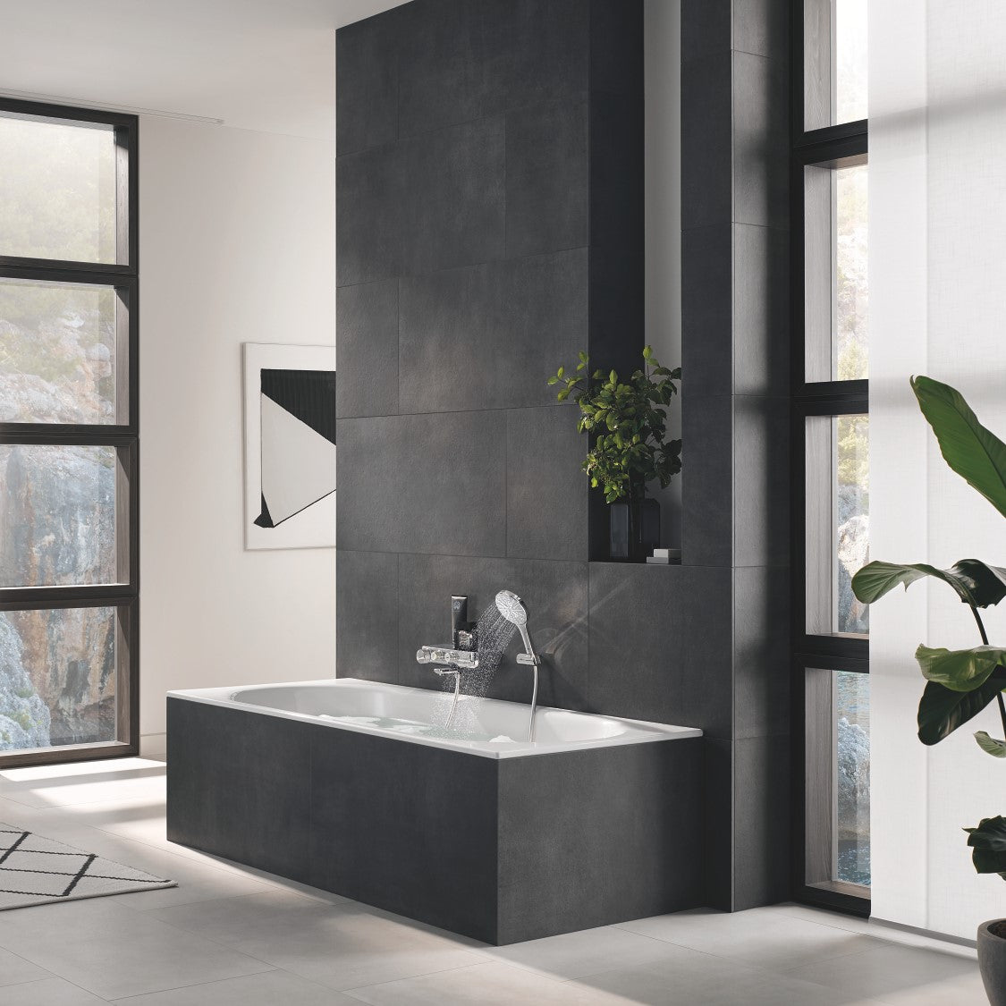 Rainshower SmartActive 130, Vægholdersæt 3 sprays