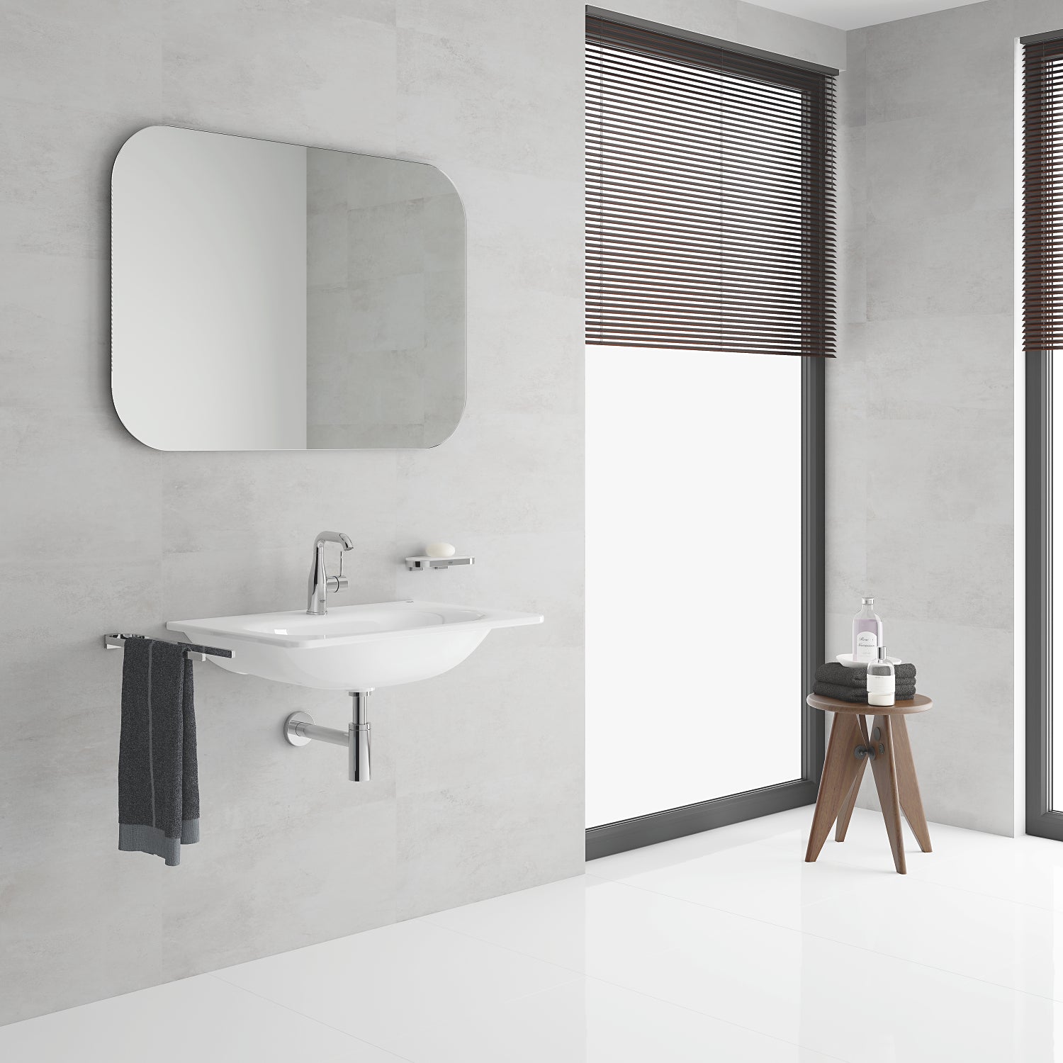 GROHE Essence New håndvaskarmatur med glat krop