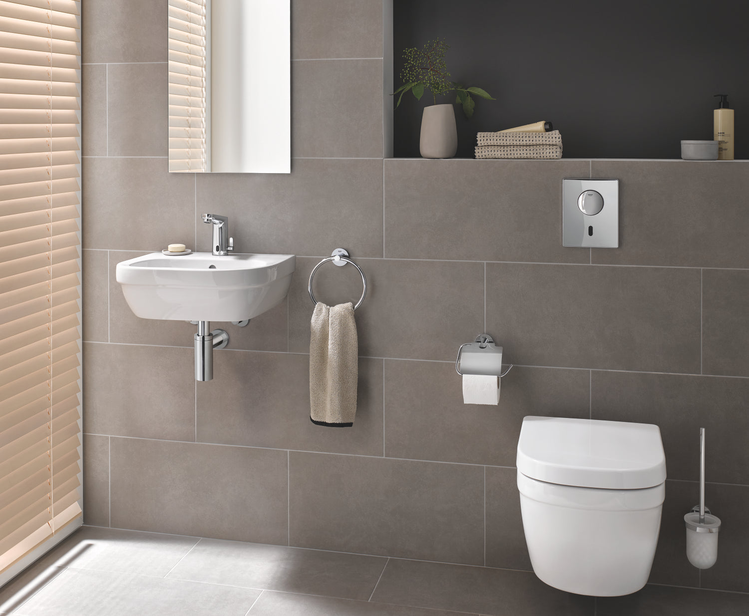 Grohe Eurosmart Cosmopolitan E håndvaskarmatur, krom