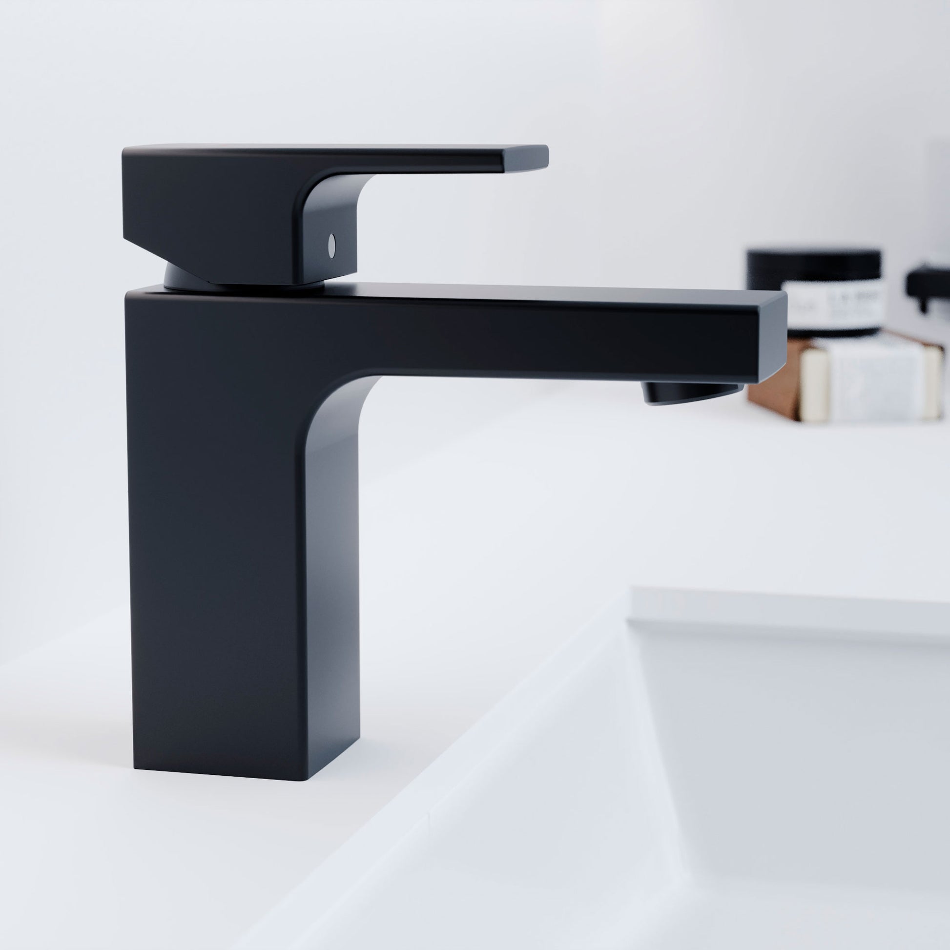 Hansgrohe Vernis Shape håndvaskarmatur 100 med løft-op BV, mat sort