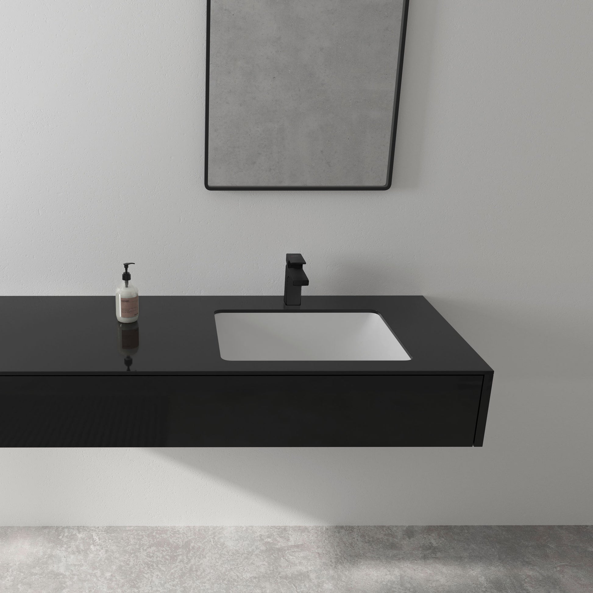 Hansgrohe Vernis Shape håndvaskarmatur 100 med løft-op BV, mat sort