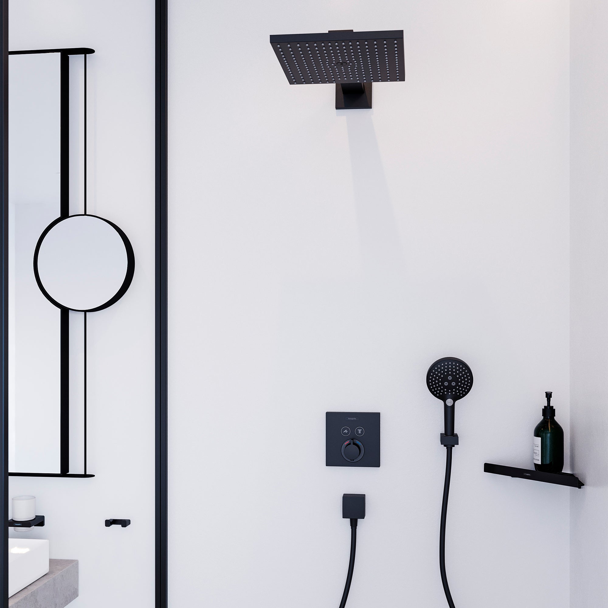 Hansgrohe AddStoris tandglas, mat sort