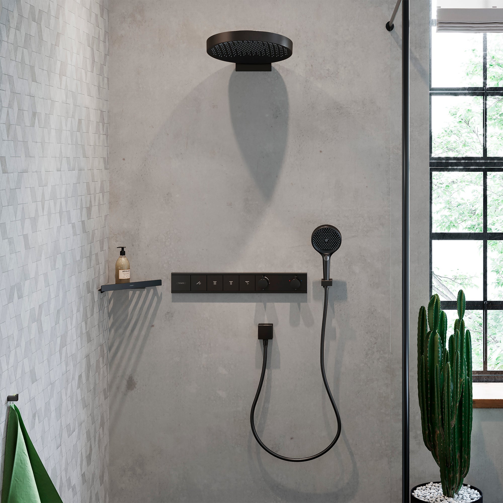 Hansgrohe AddStoris krog, mat sort