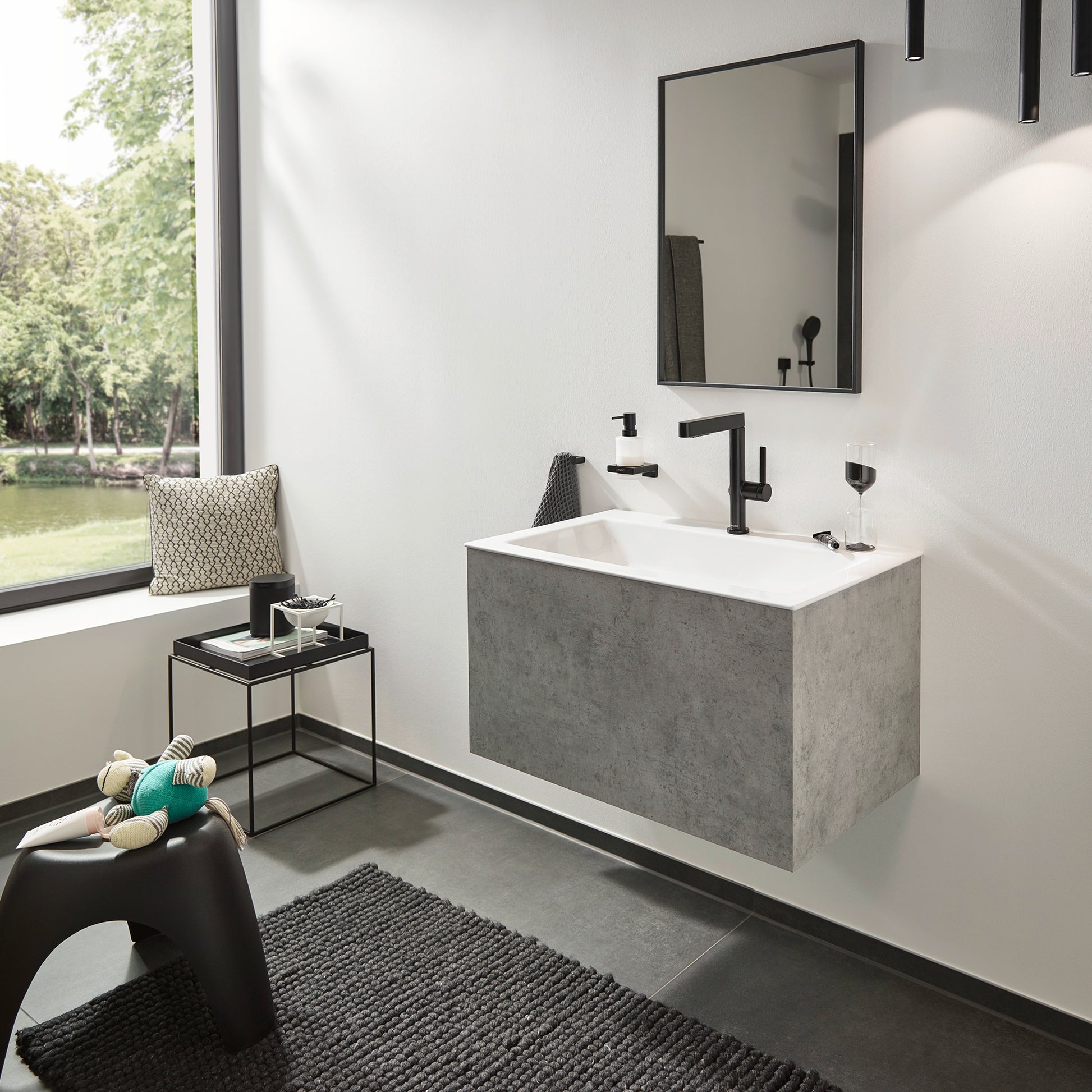 HANSGROHE sæbedispenser black