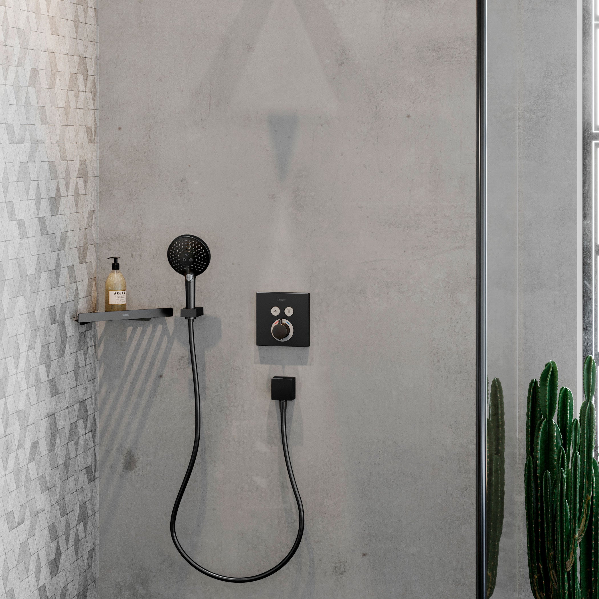 HANSGROHE hjørnehylde 305mm t/hjørne