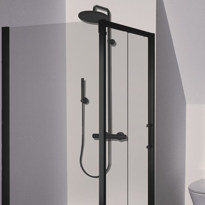 Ideal Standard Idealrain T25 Brusesystem Ø25/Ø300, Sort