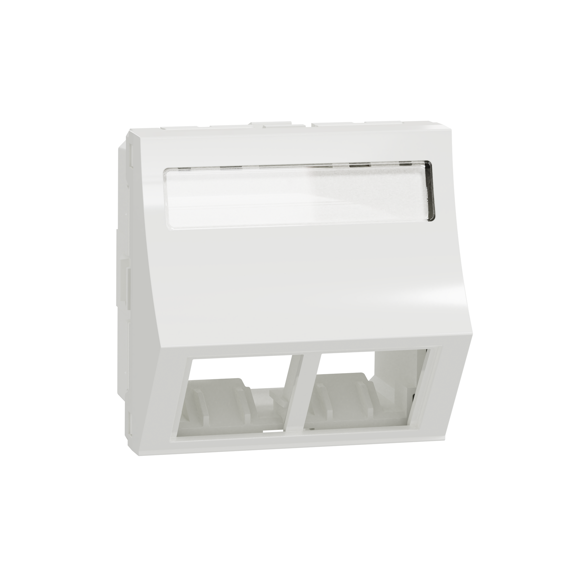 DATAUDTAG 2XRJ45 S-ONE, VINKLET, HVID