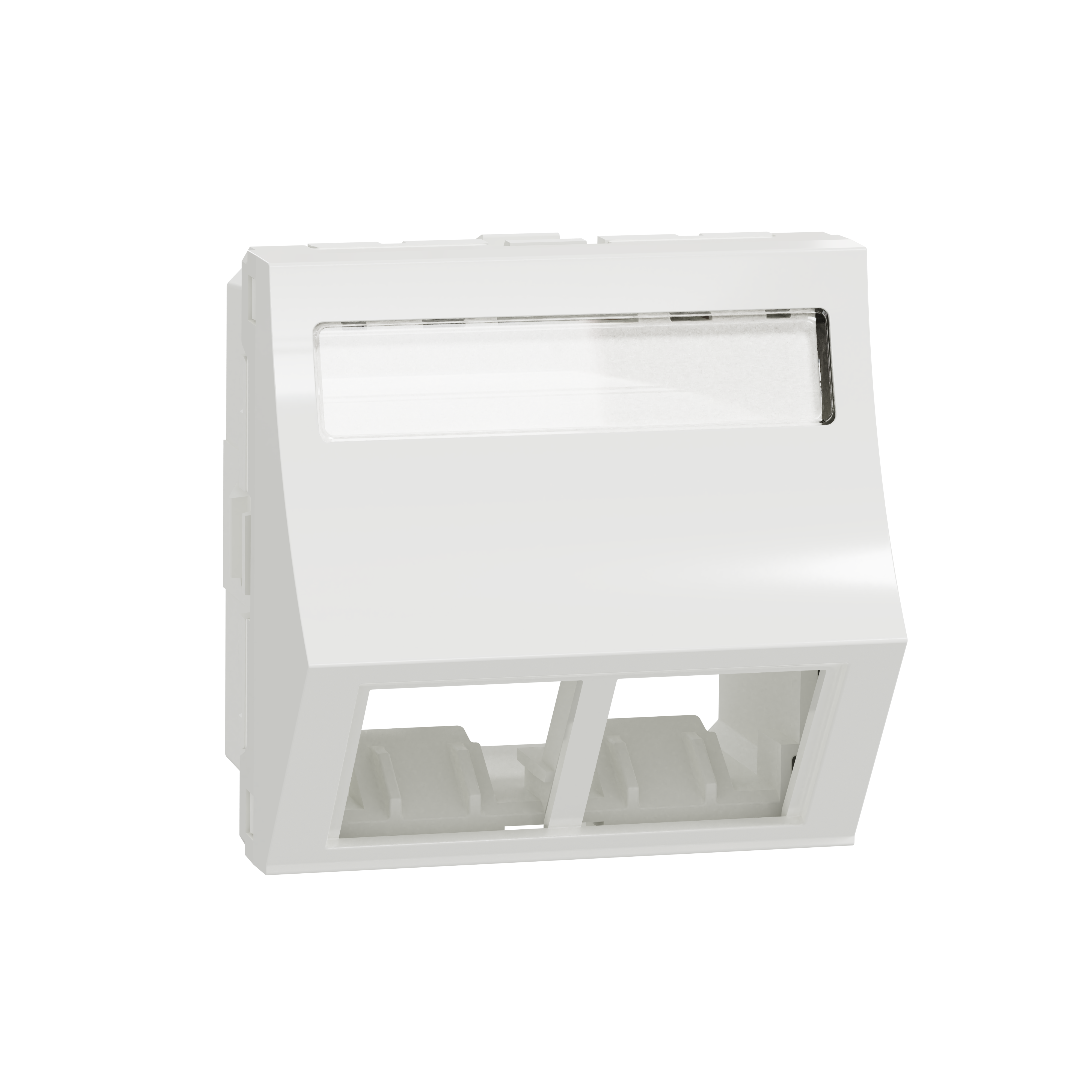 DATAUDTAG 2XRJ45 S-ONE, VINKLET, HVID