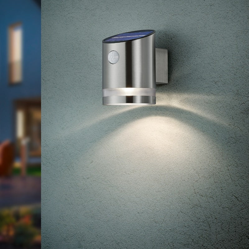 Salta solar væglampe b-stål