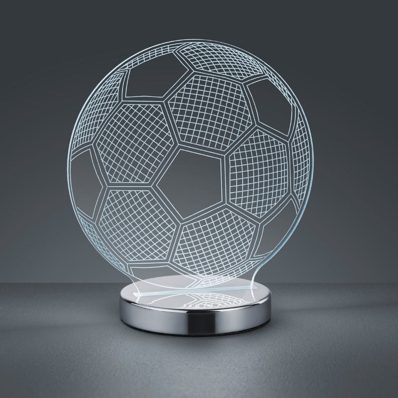Ball LED bordlampe krom
