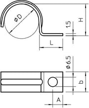 KABELBØJLE Ø20MM 1LAP ELFZ