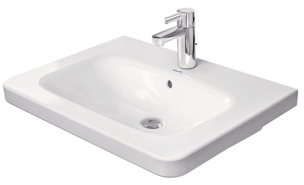 Duravit DuraStyle håndvask 650 mm, 1 hanehul, overløb