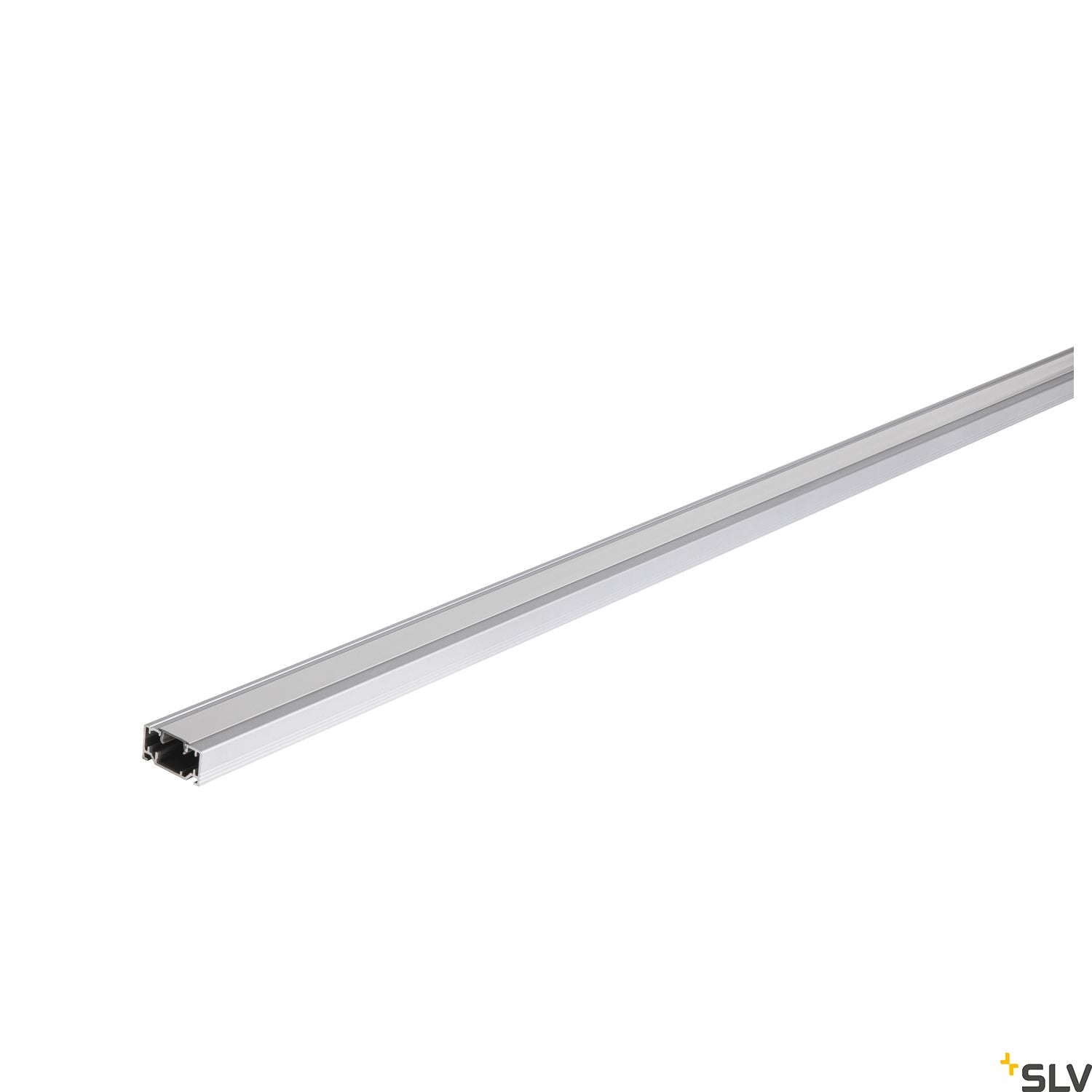 Strømskinne 1F 230V, 2M, grå, påbygning