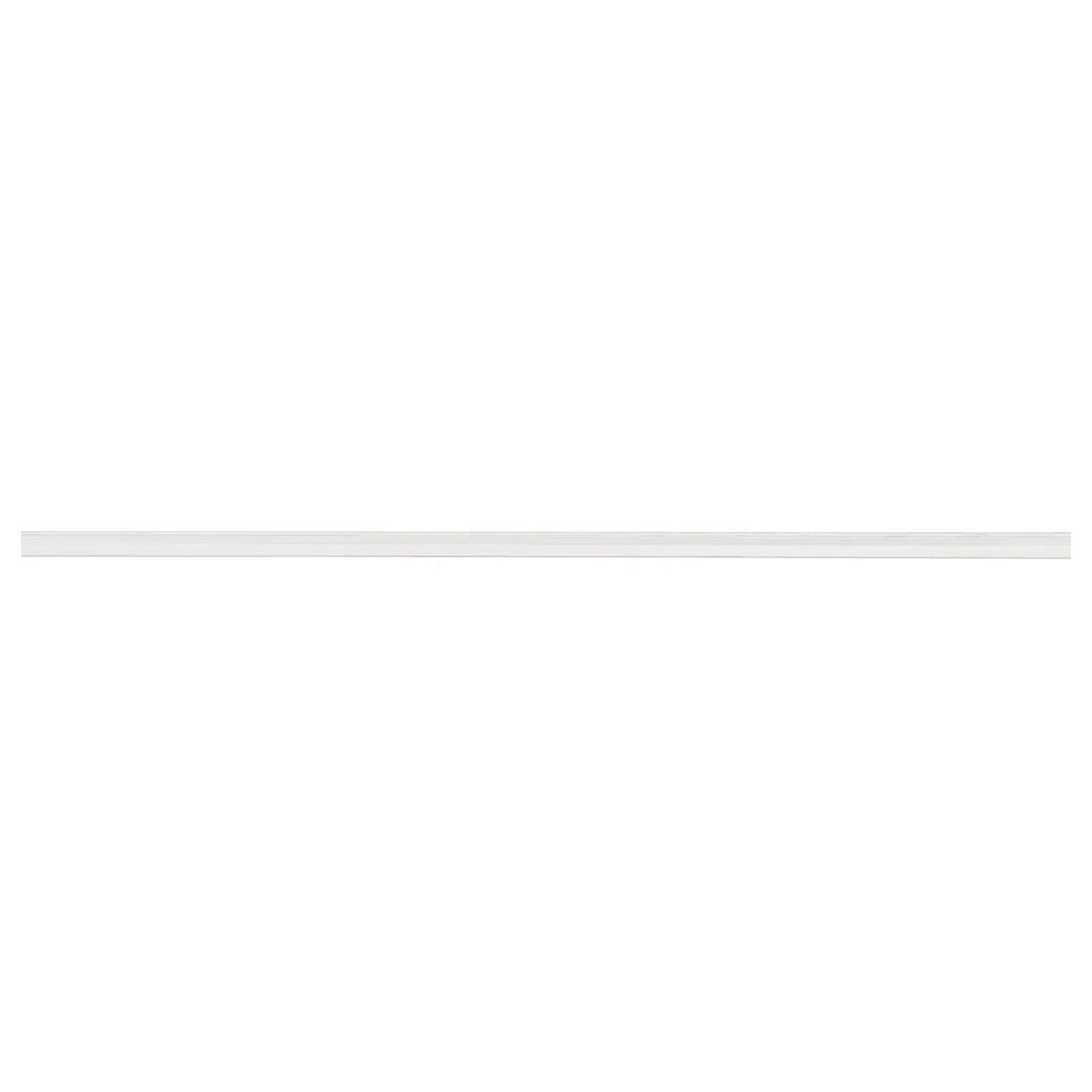 Strømskinne 1F 230V, 1M, mat-hvid, påbygning