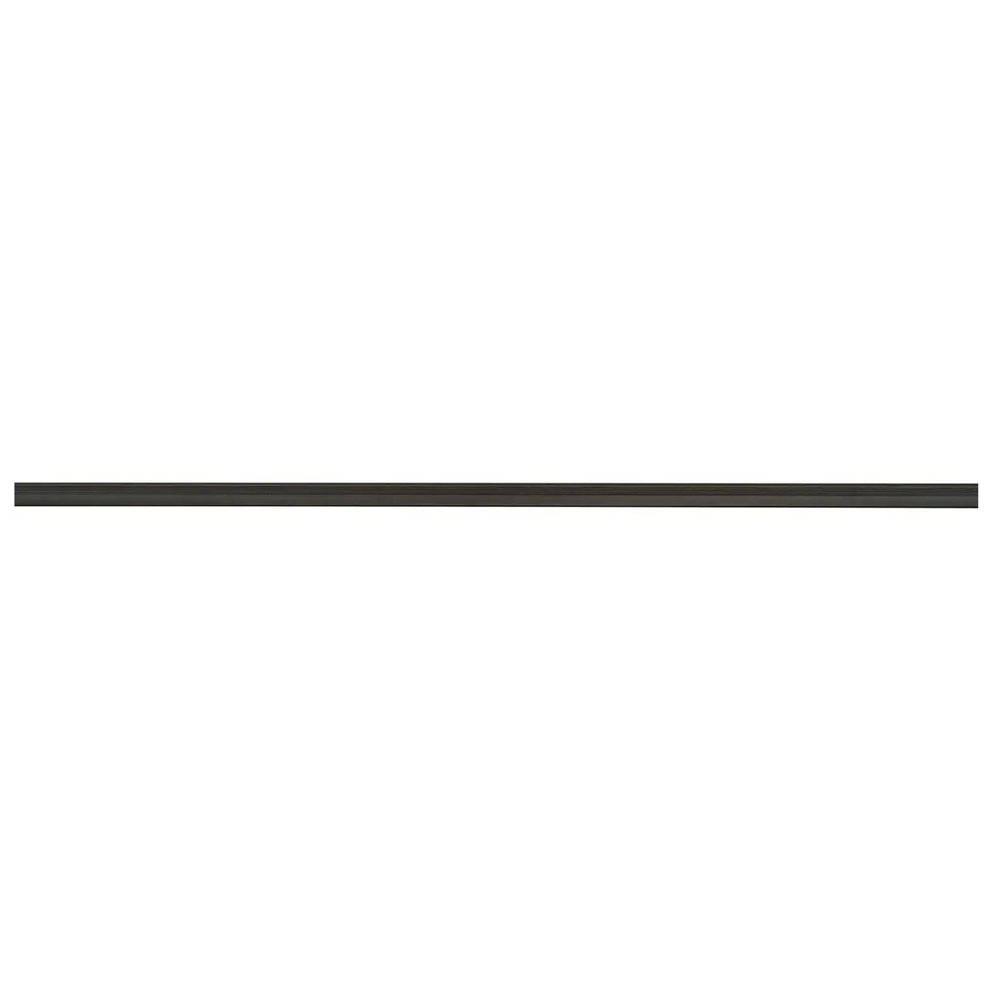 Strømskinne 1F 230V, 3M, sort, påbygning