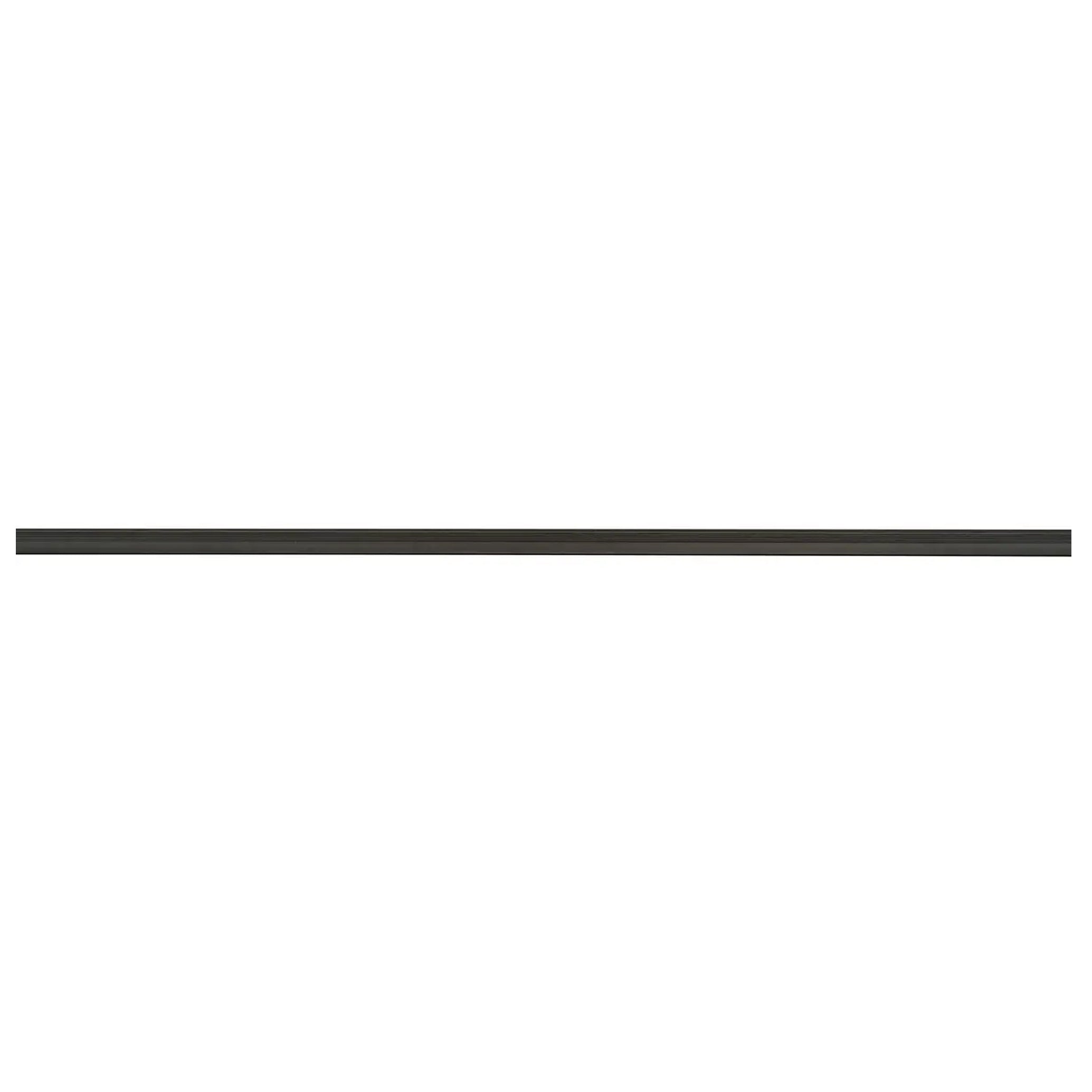 Strømskinne 1F 230V, 2M, sort, påbygning