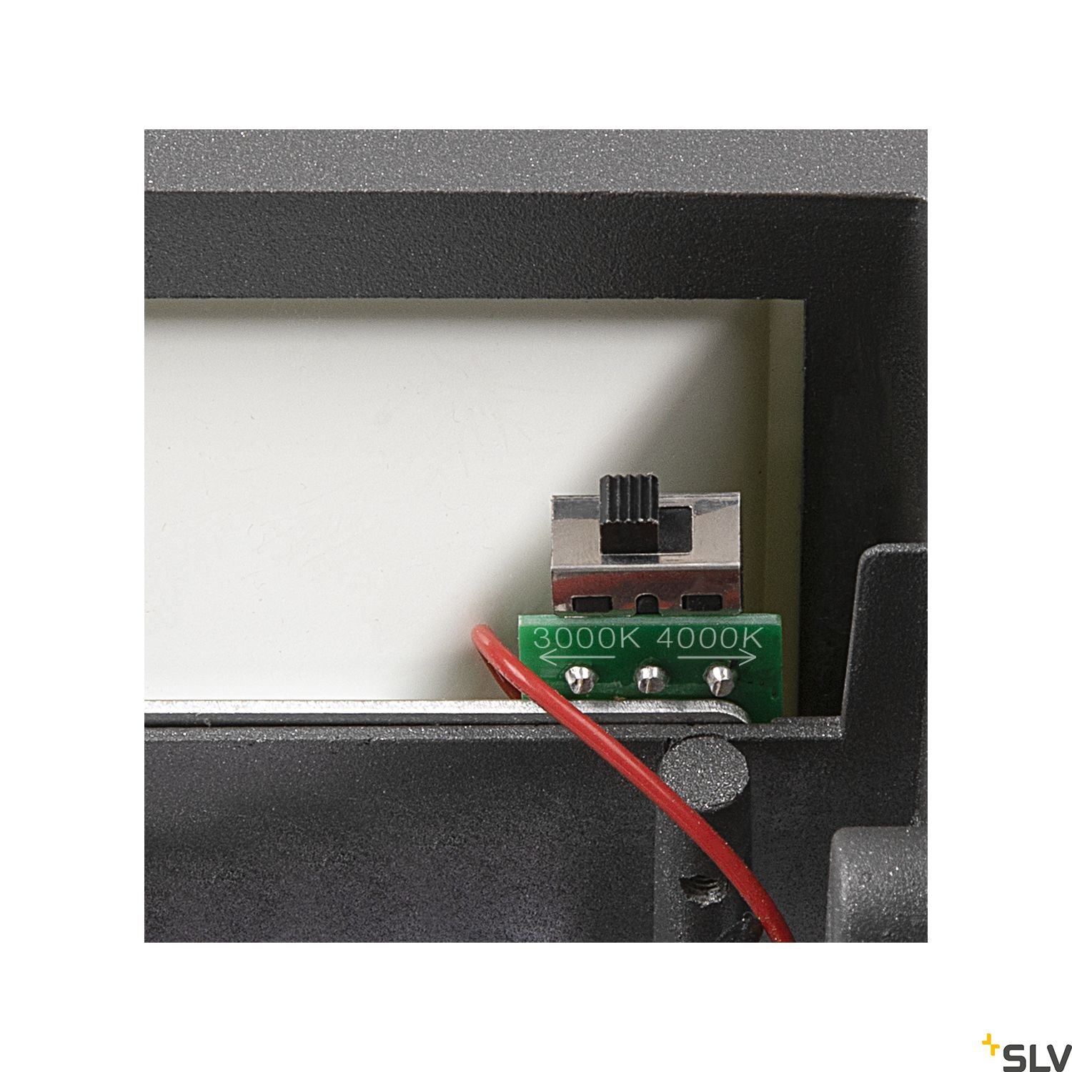 SITRA M WL UP/DOWN udendørs LED væg påbyg, antracit CCT 3000/4000K
