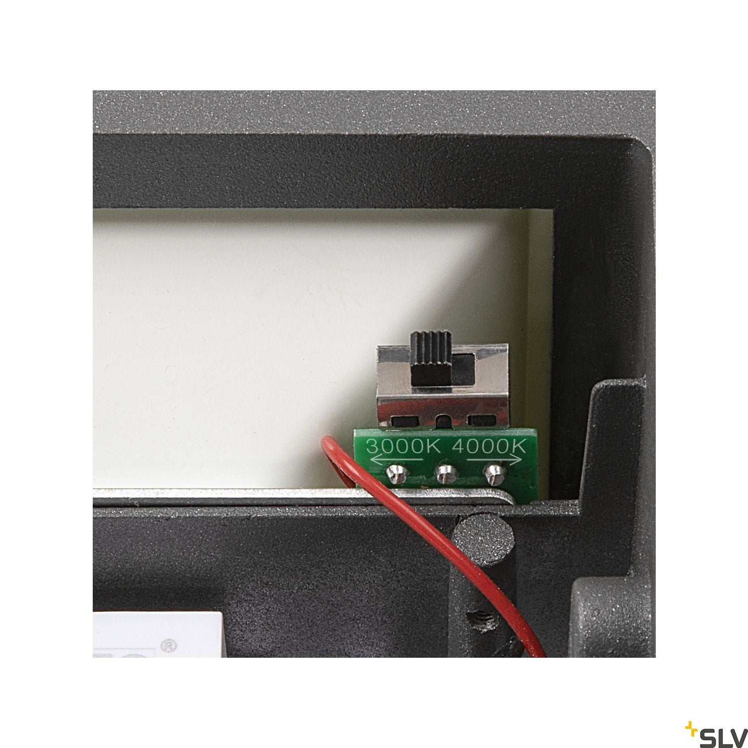 SITRA L WL UP/DOWN udendørs LED væg påbyg, antracit CCT 3000/4000K