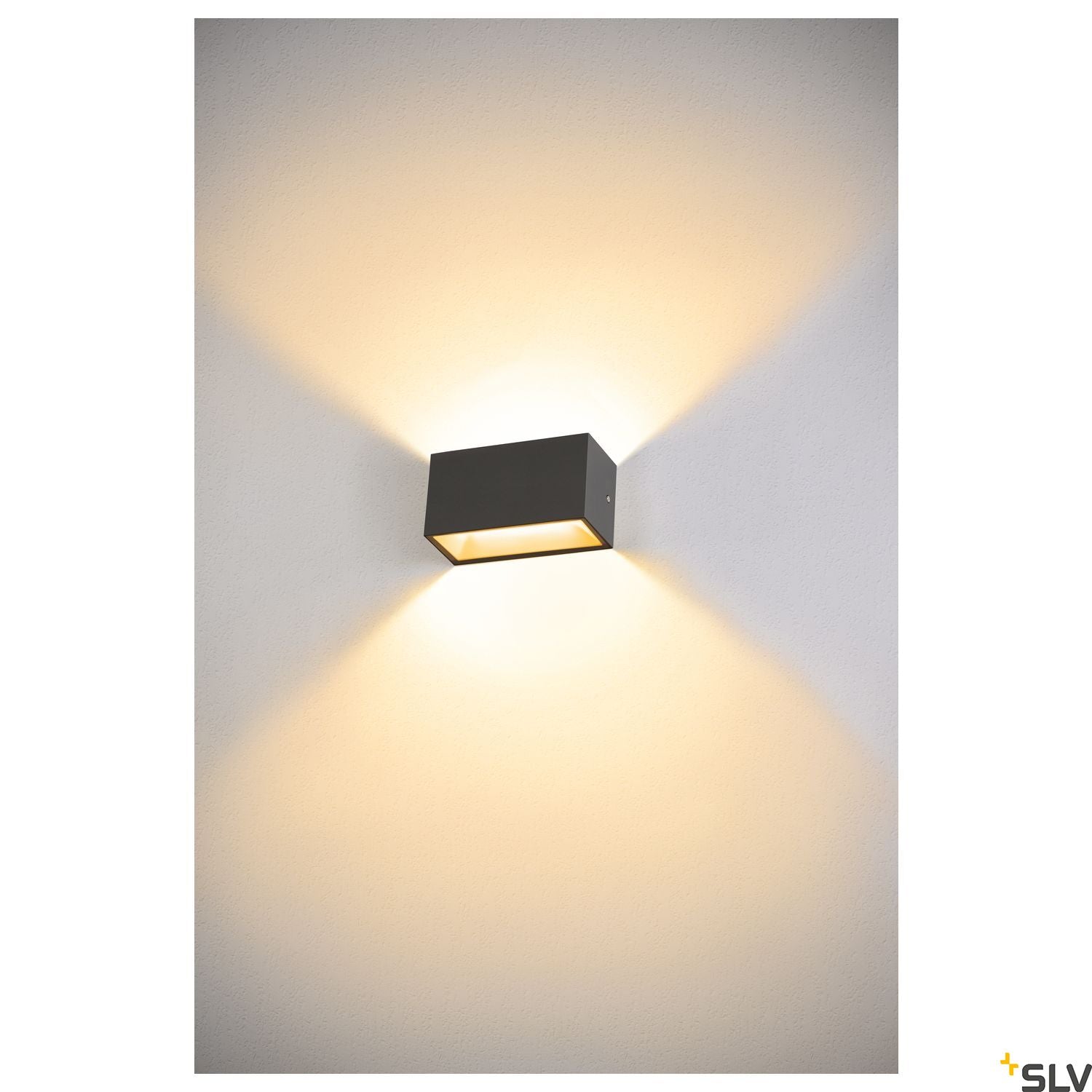 SITRA M WL UP/DOWN udendørs LED væg påbyg, antracit CCT 3000/4000K