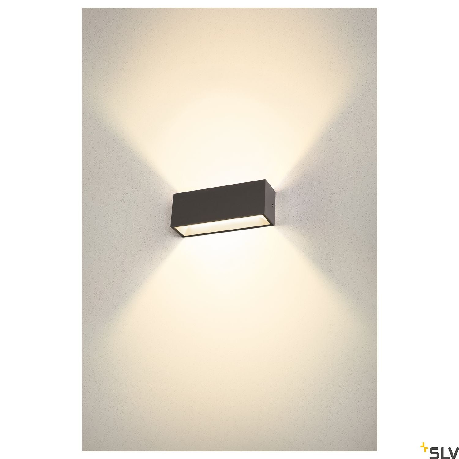 SITRA L WL UP/DOWN udendørs LED væg påbyg, antracit CCT 3000/4000K