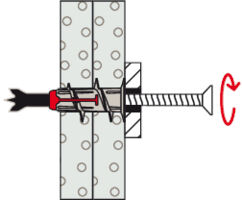 Gipsdybel DuoBlade Ø4-5 x 44 mm, 50 stk.