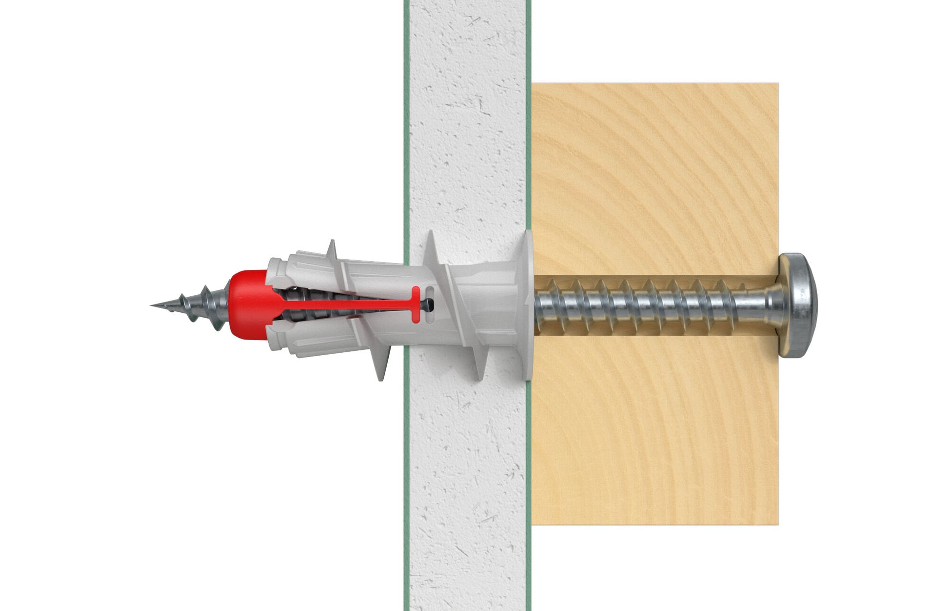 Gipsdybel DuoBlade Ø4-5 x 44 mm, 50 stk.