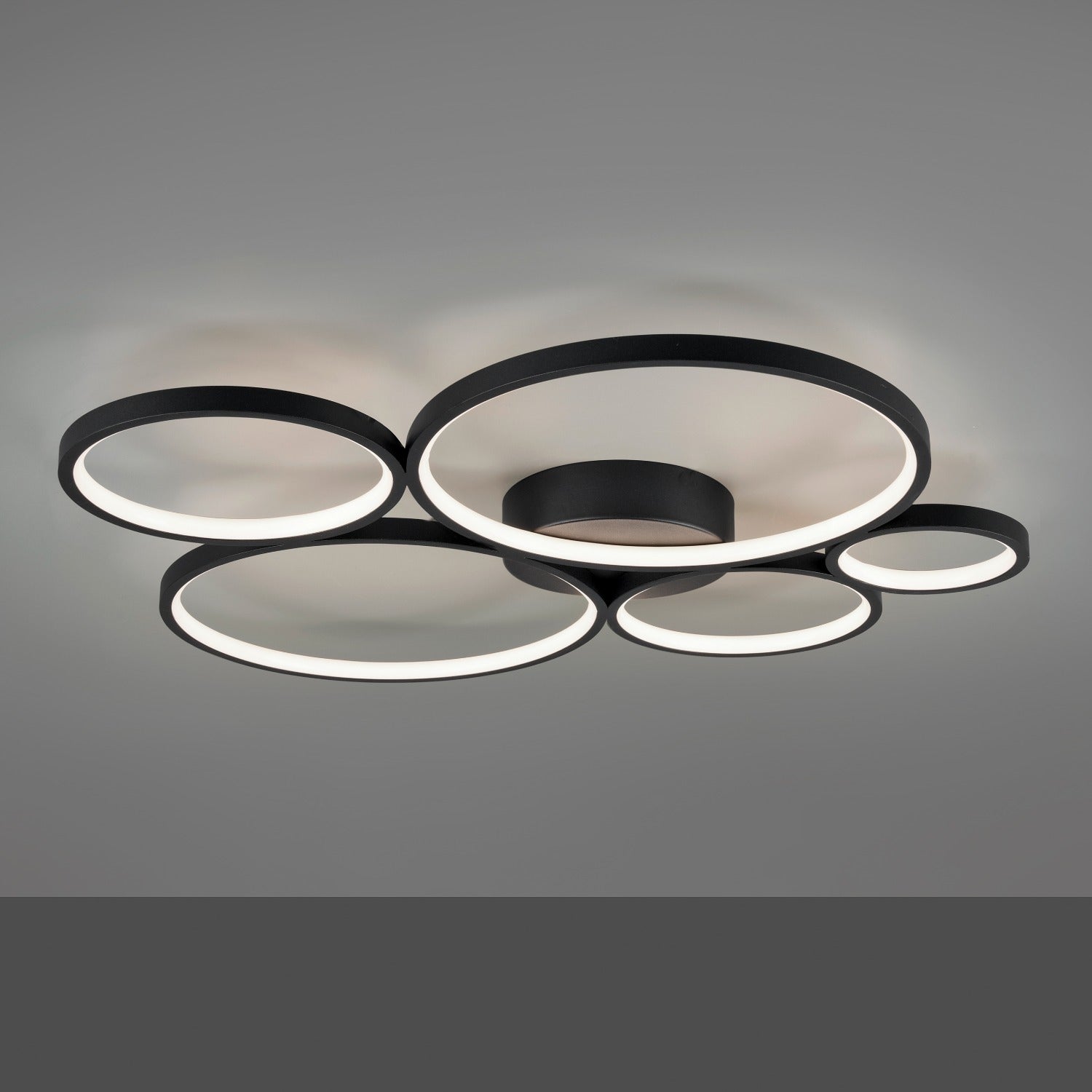 Rondo Led Loftlampe m-sort