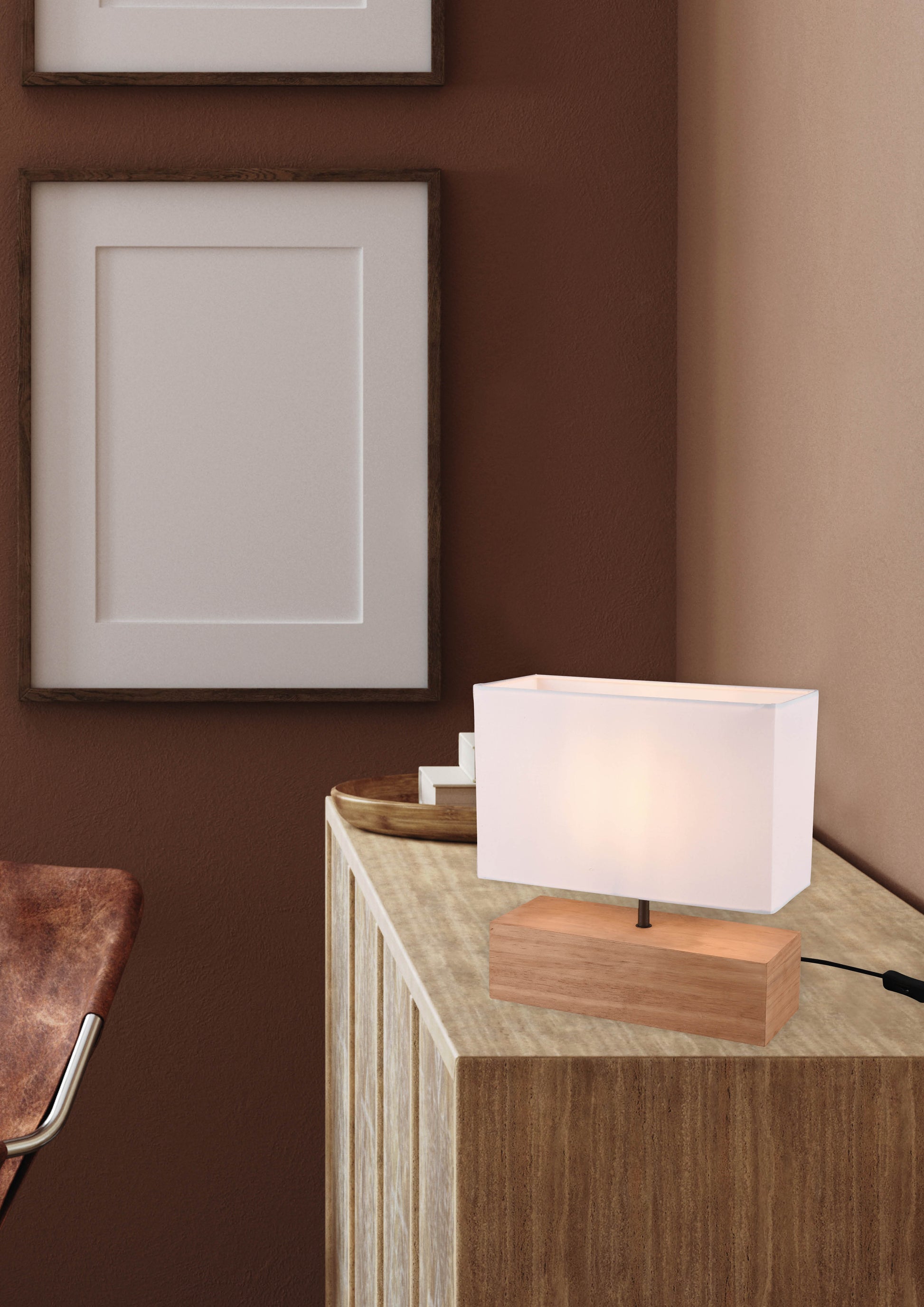 Woody Bordlampe 30 cm E27 træ