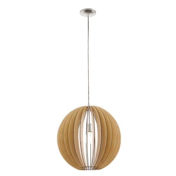 Cossano Pendel Ø500 ahorn, E27, 60W
