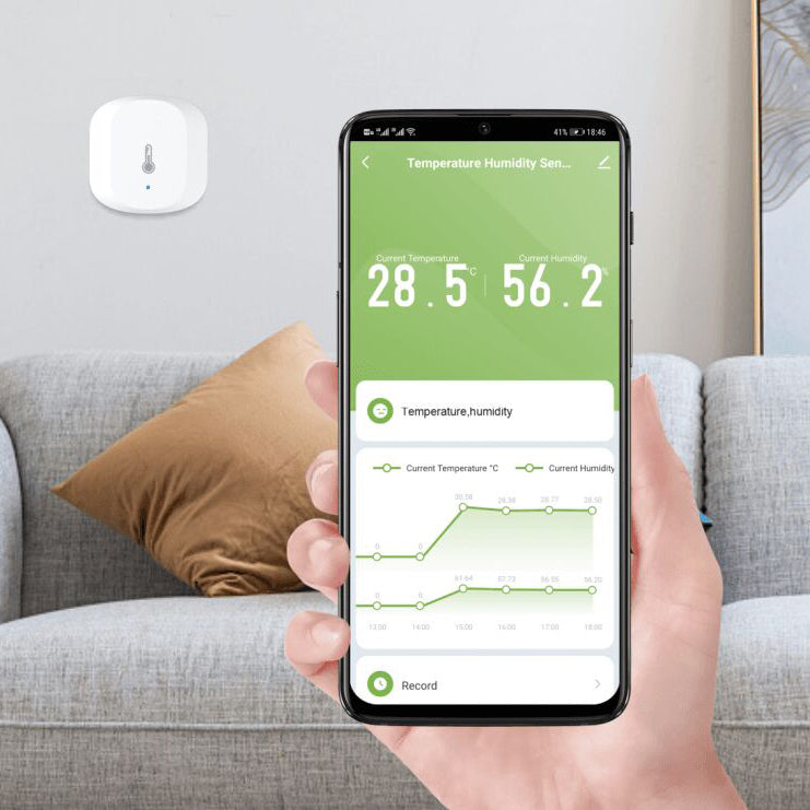 Woox Zigbee Smart fugtighed- & temperatursensor