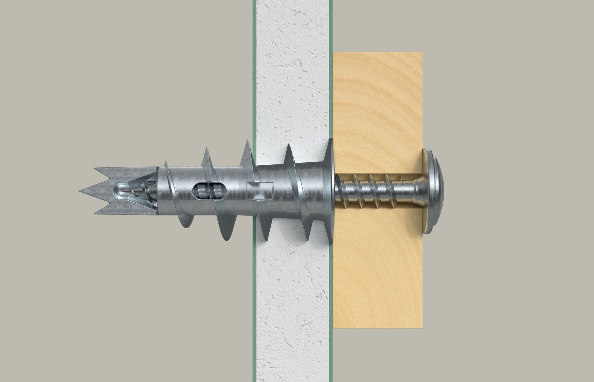 Gipsdybel GKM Ø4-5 x 31 mm, 100 stk.