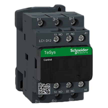 Kontaktor 400V 12A 3-polet + 1 slutte + 1 bryde