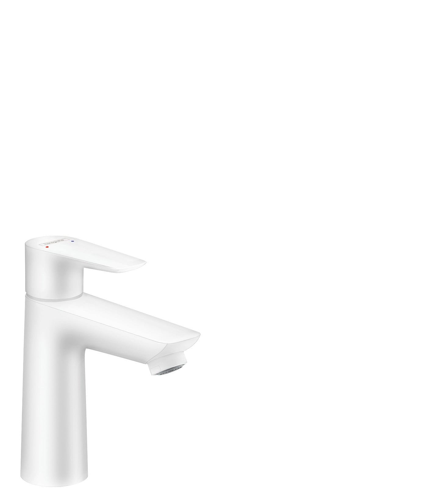 Hansgrohe Talis E 110 håndvaskarmatur med løft-op BV, mat hvid