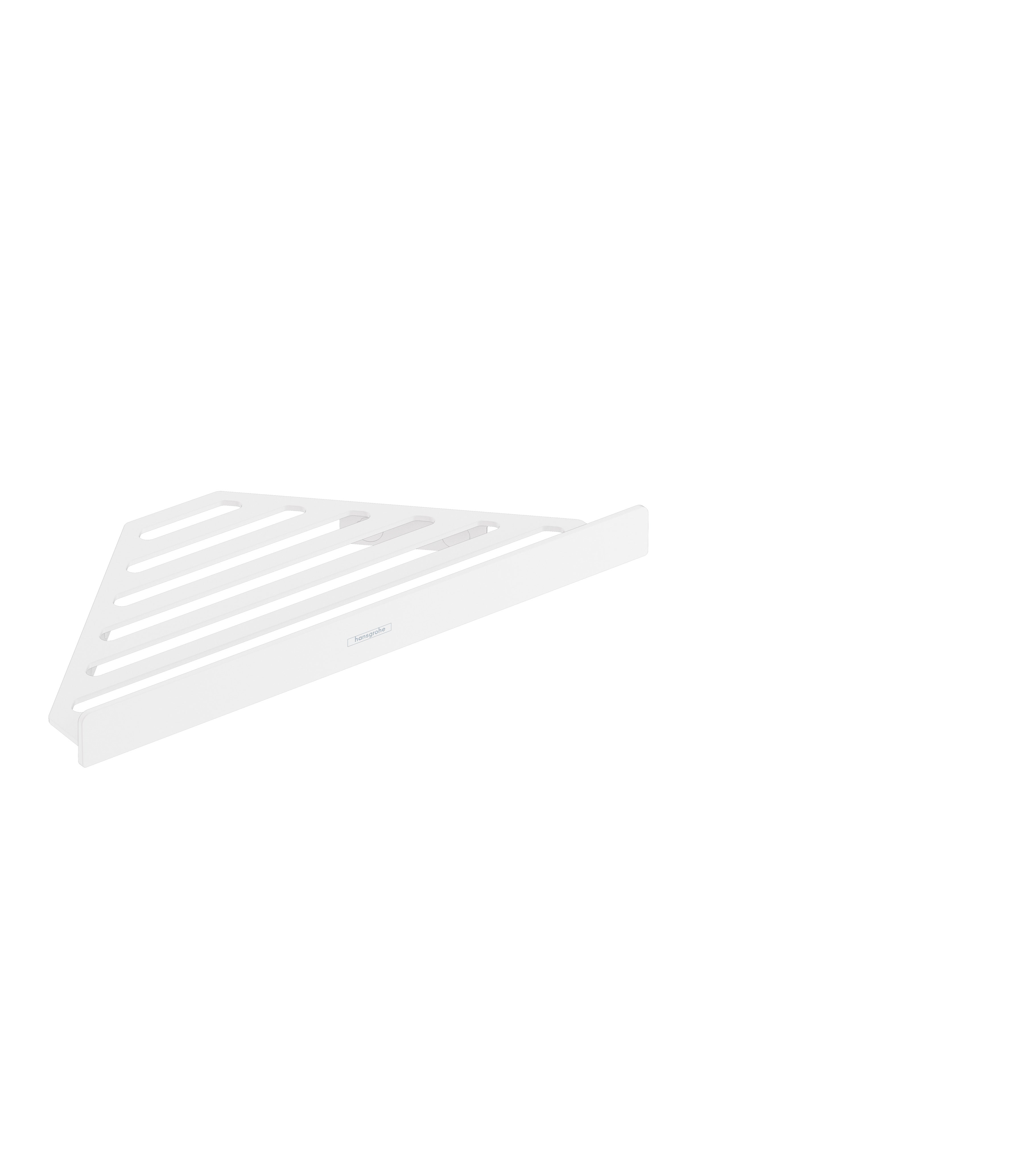 HANSGROHE hjørnehylde 305mm t/hjørne white