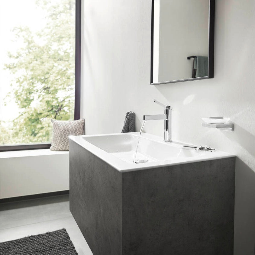 Hansgrohe Finoris håndvaskarmatur 126mm m/push-open BV, krom
