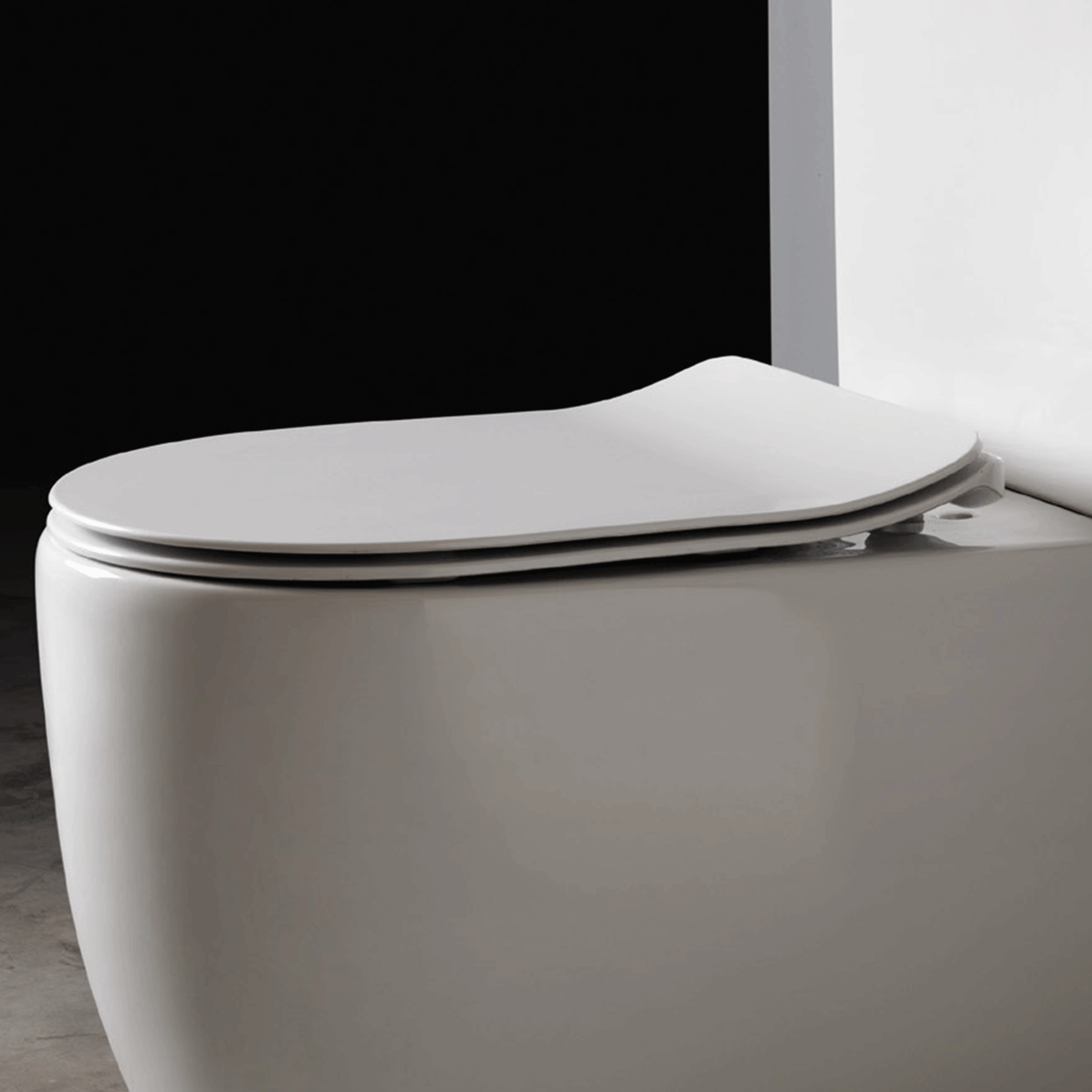 Lavabo Glomp Mini Slim soft close toiletsæde, hvid